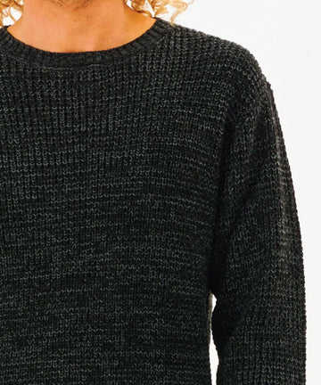 Rip Curl Tide Crew Mens - Black